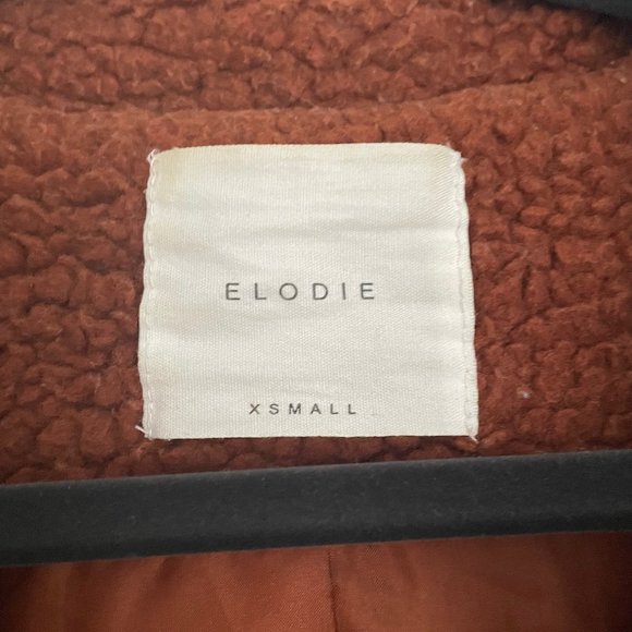 Elodie Teddy Coat in Rust - Picture 5 of 6